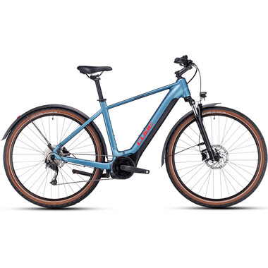 Bicicletta Ibrida Elettrica CUBE NURIDE HYBRID PERFORMANCE 625 ALLROAD DIAMANT Blu 2023 0